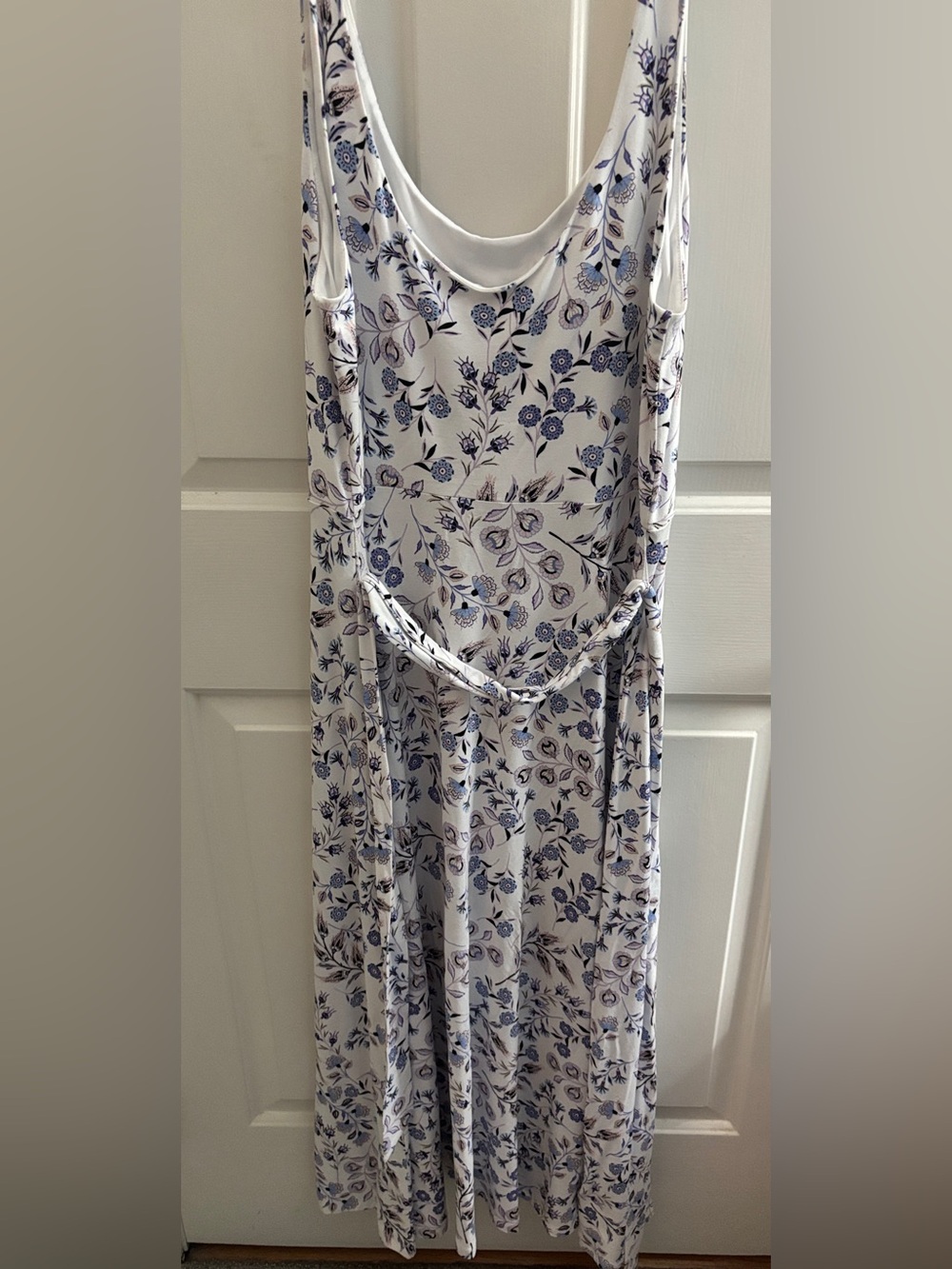 LOFT pretty long floral dress